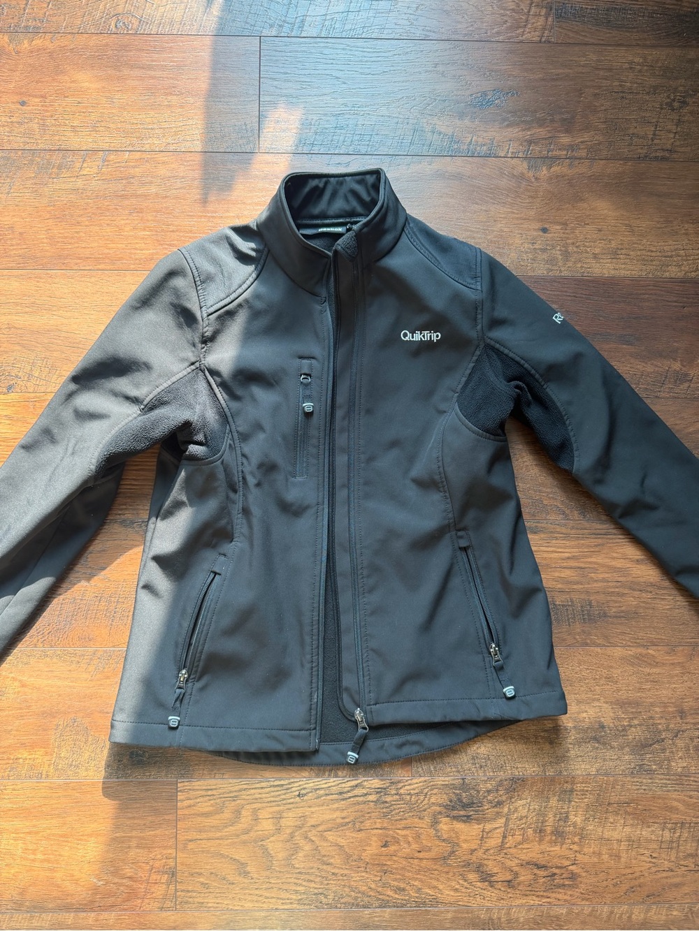 Reebok QuikTrip Black Softshell Jacket